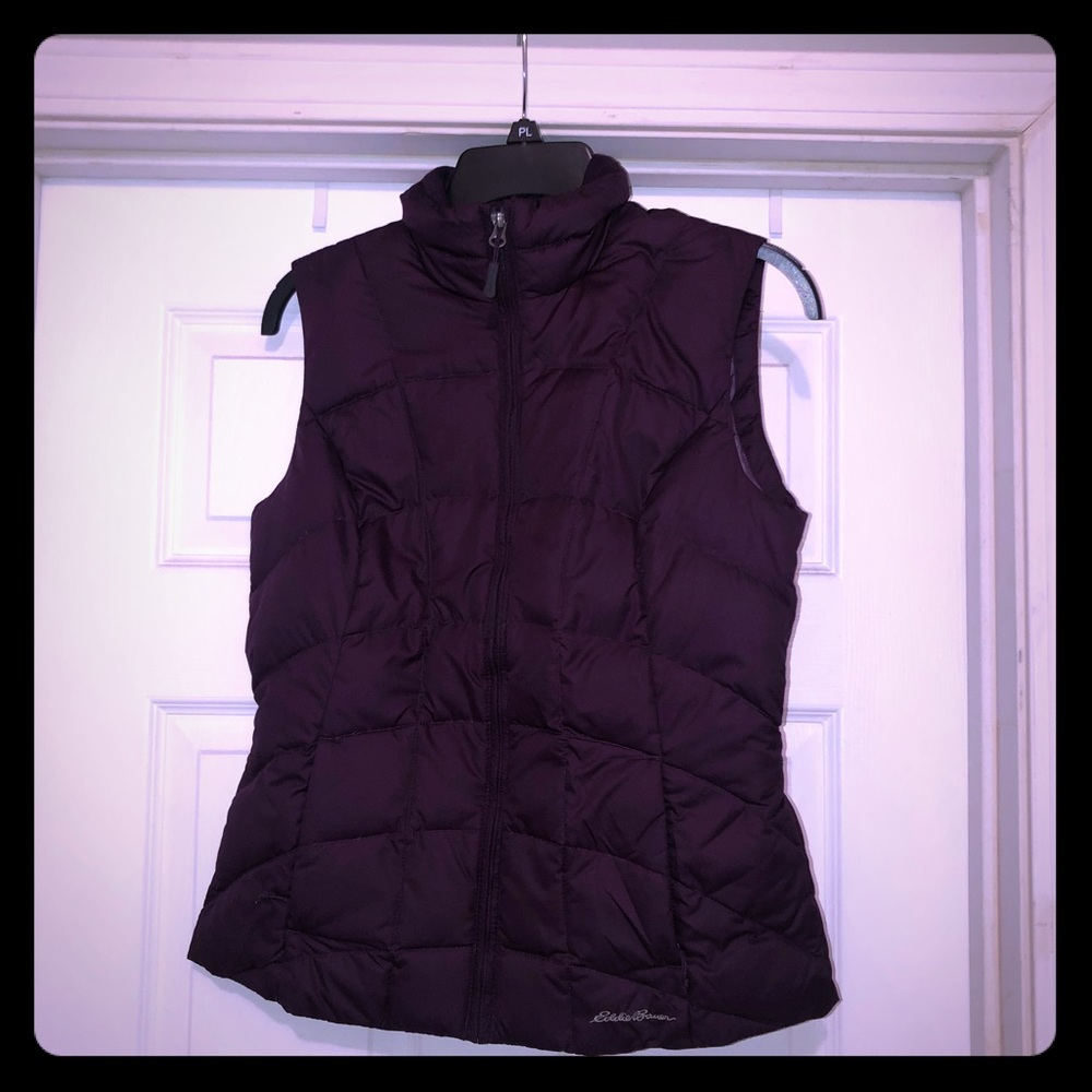 Eddie Bauer Fleece Lined Vest - Plumb